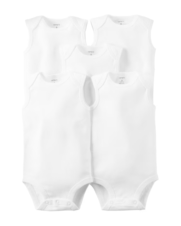 Kit Body 12 Peças Sem Manga - Branco
