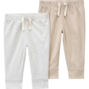 Kit calça de moletom bebê 4 peças mescla multicor
